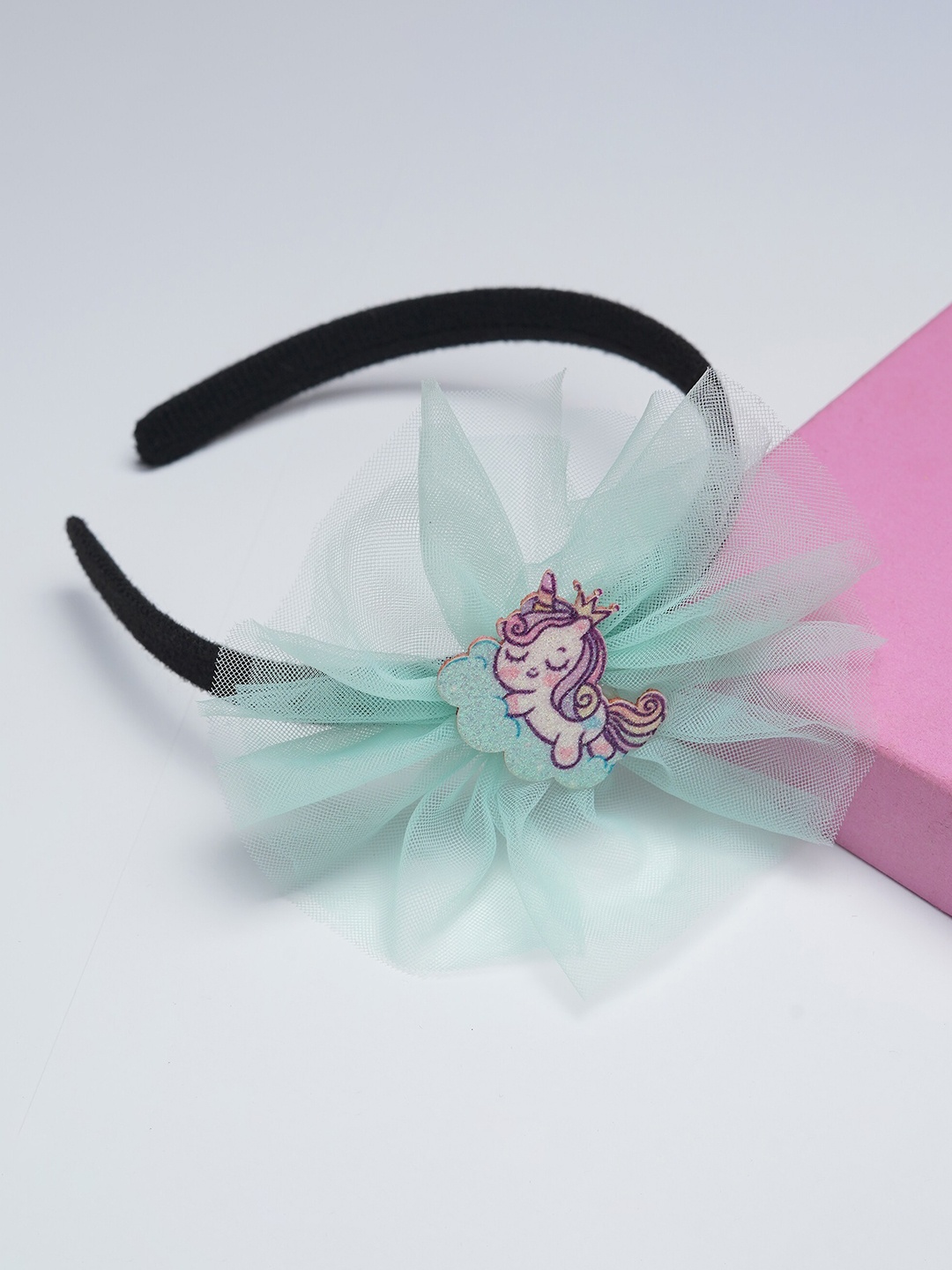 

The Magic Wand Girls Unicon Embellished Plastic Hairband, Sea green