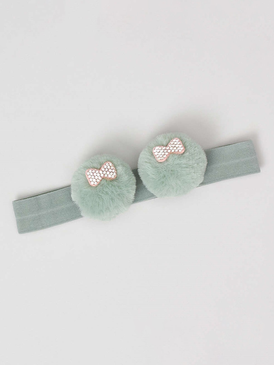 

The Magic Wand Girls Embellished Fabric Hairband, Sea green