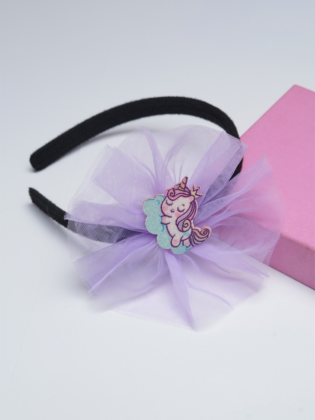 

The Magic Wand Girls Unicon Embellished Plastic Hairband, Purple