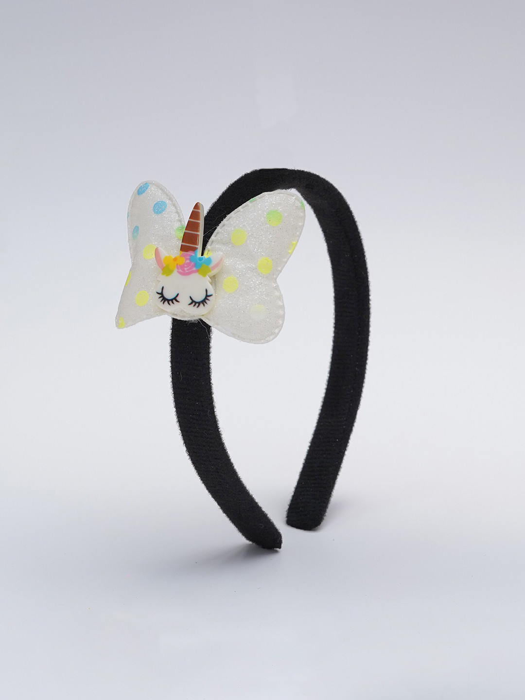 

The Magic Wand Girls Unicon Embellished Plastic Hairband, White