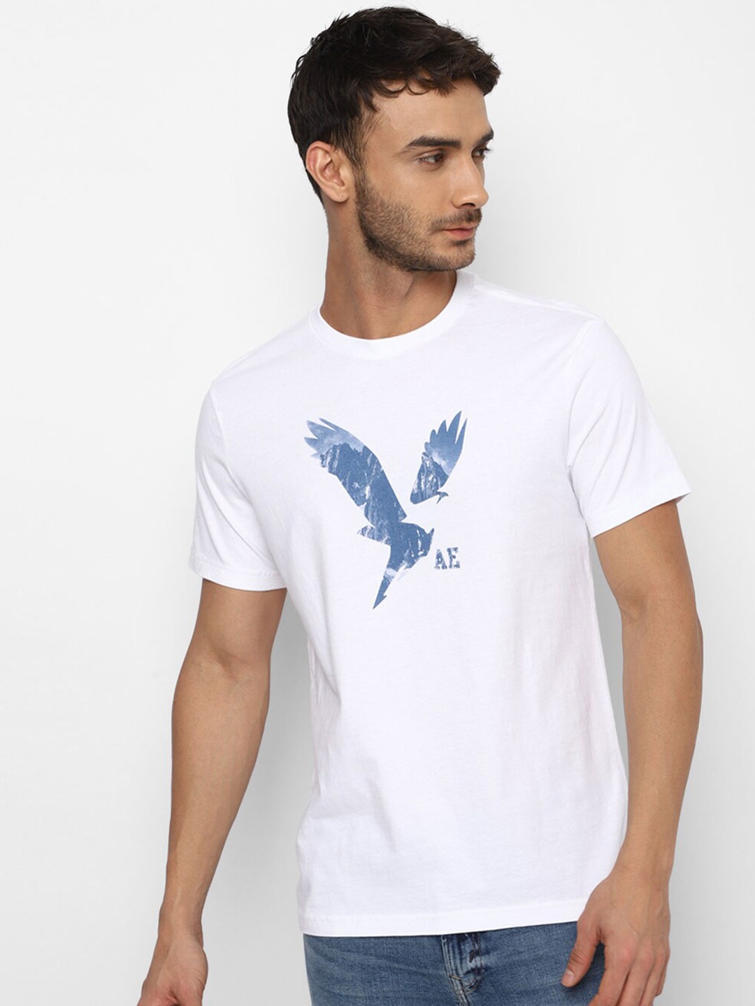 

AMERICAN EAGLE OUTFITTERS Men Printed T-shirt, White