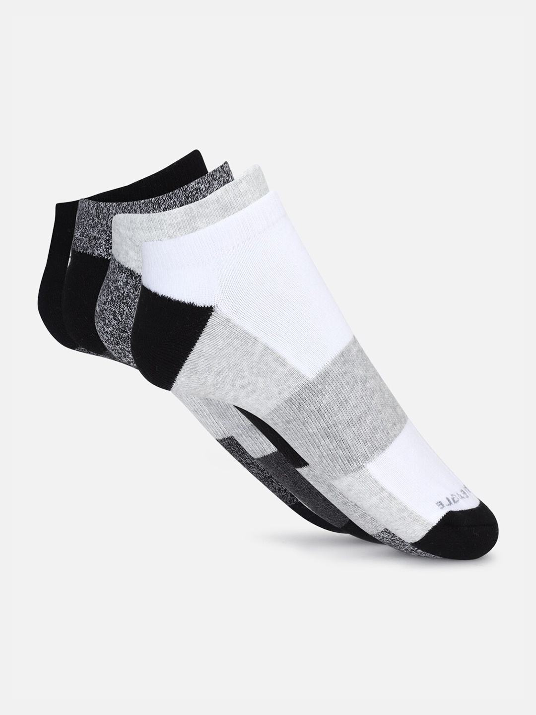 

AMERICAN EAGLE OUTFITTERS Pack Of 5 Colourblocked Ankle-Length Socks, Black