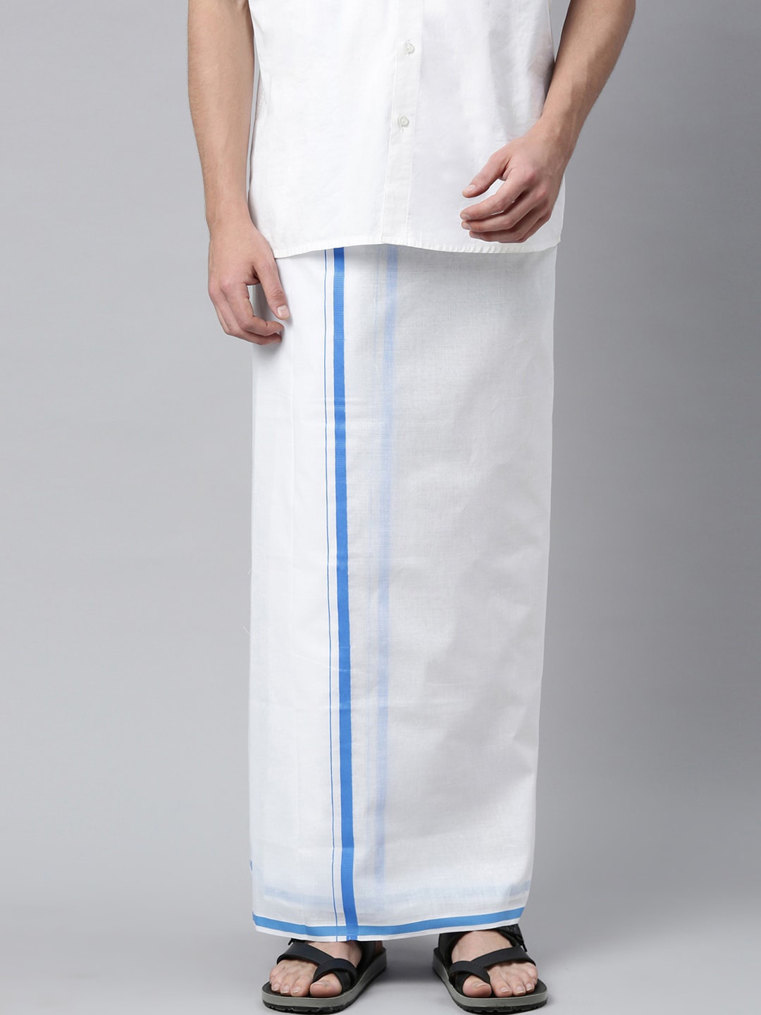 

WHITE HEART Men Pure Cotton Dhoti