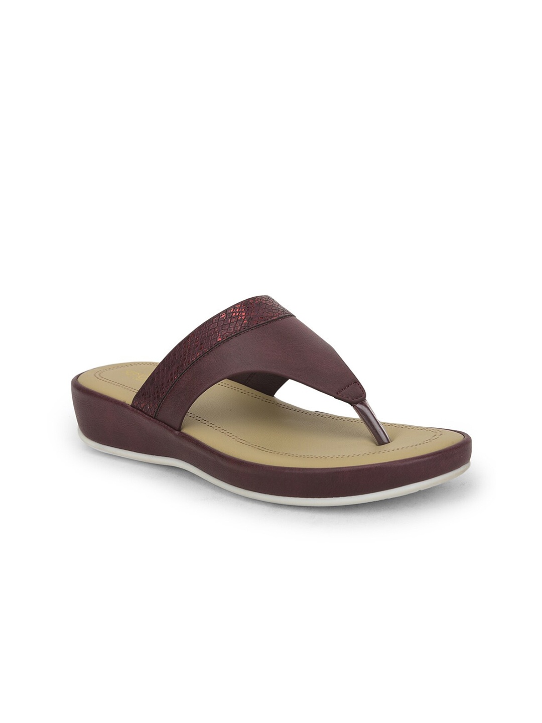 

Liberty Women T-Strap Flats, Maroon