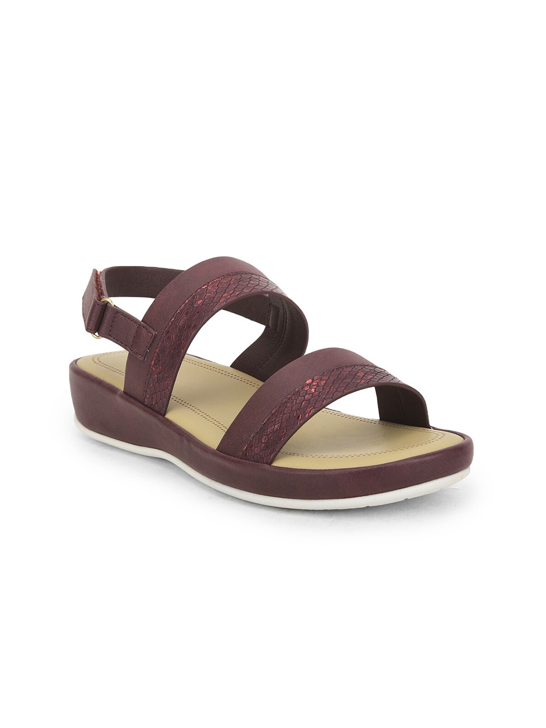 

Liberty Women Open Toe Flats, Maroon