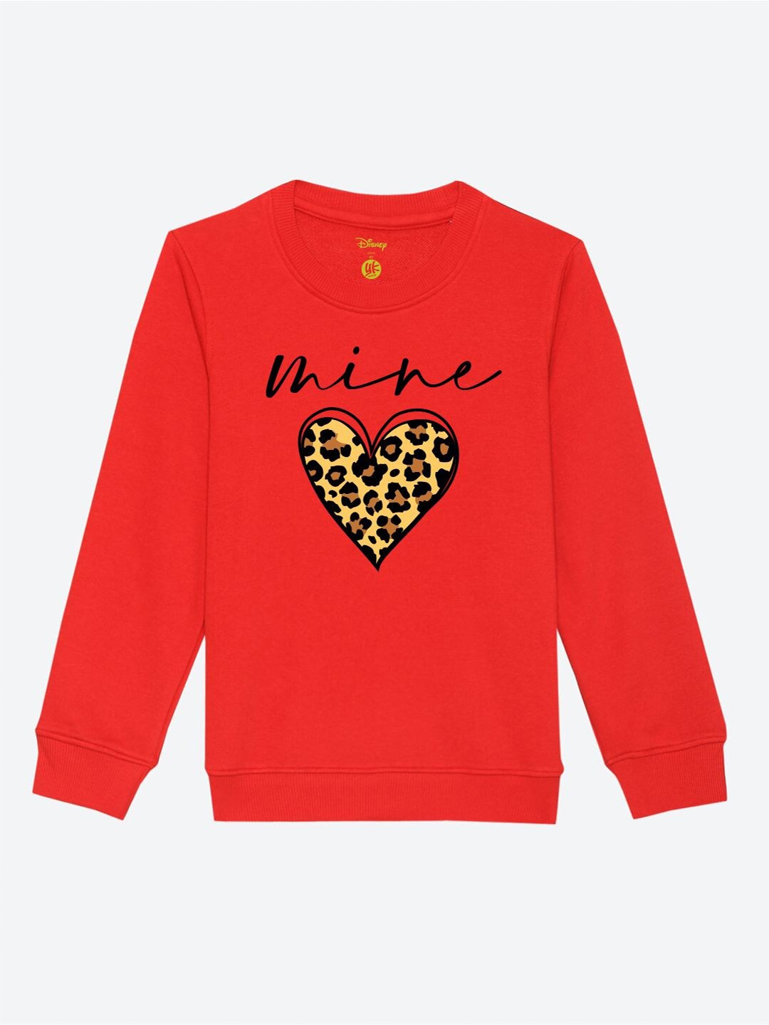 

YK Girls Graphic Printed Sweatshirt, Red