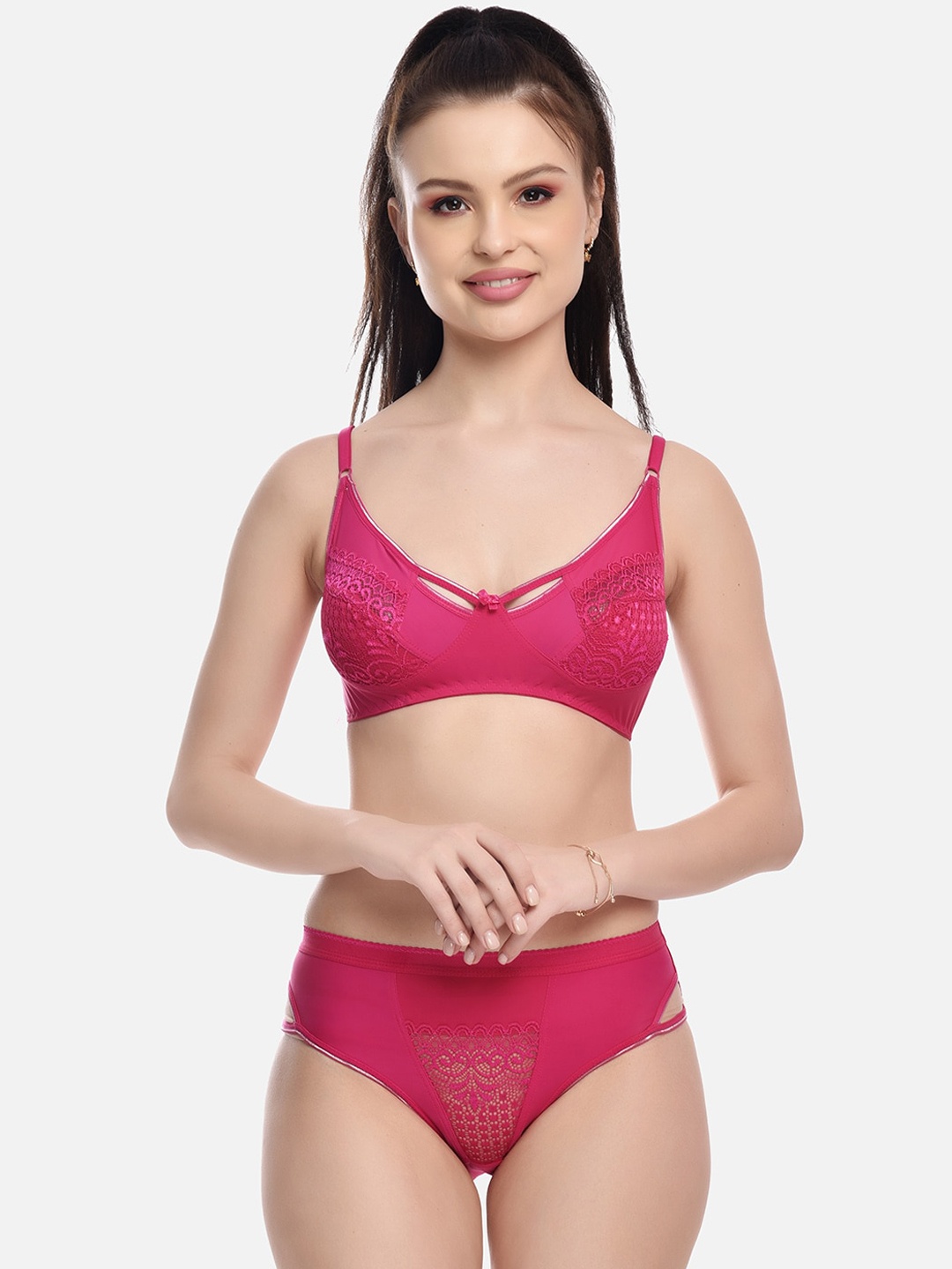 

FIMS Self-Design Lingerie Set NEW_Karina_Set_Pink_B
