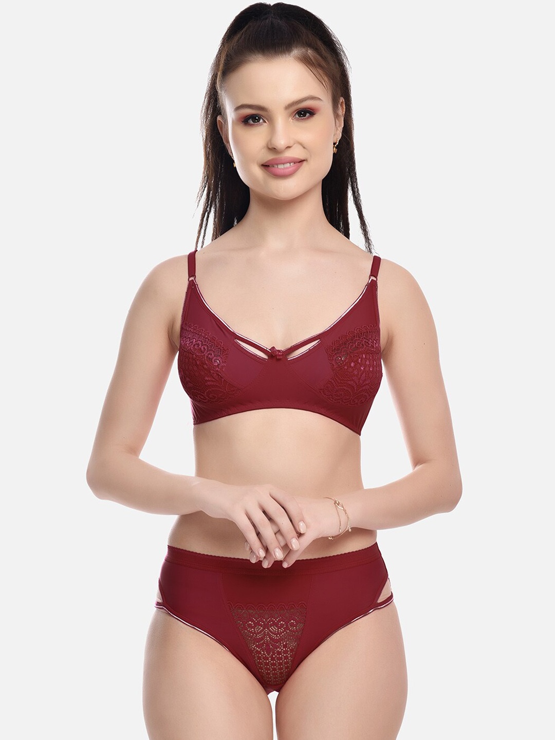 

FIMS Lingerie SetNEW_Karina_Set_Maroon_B