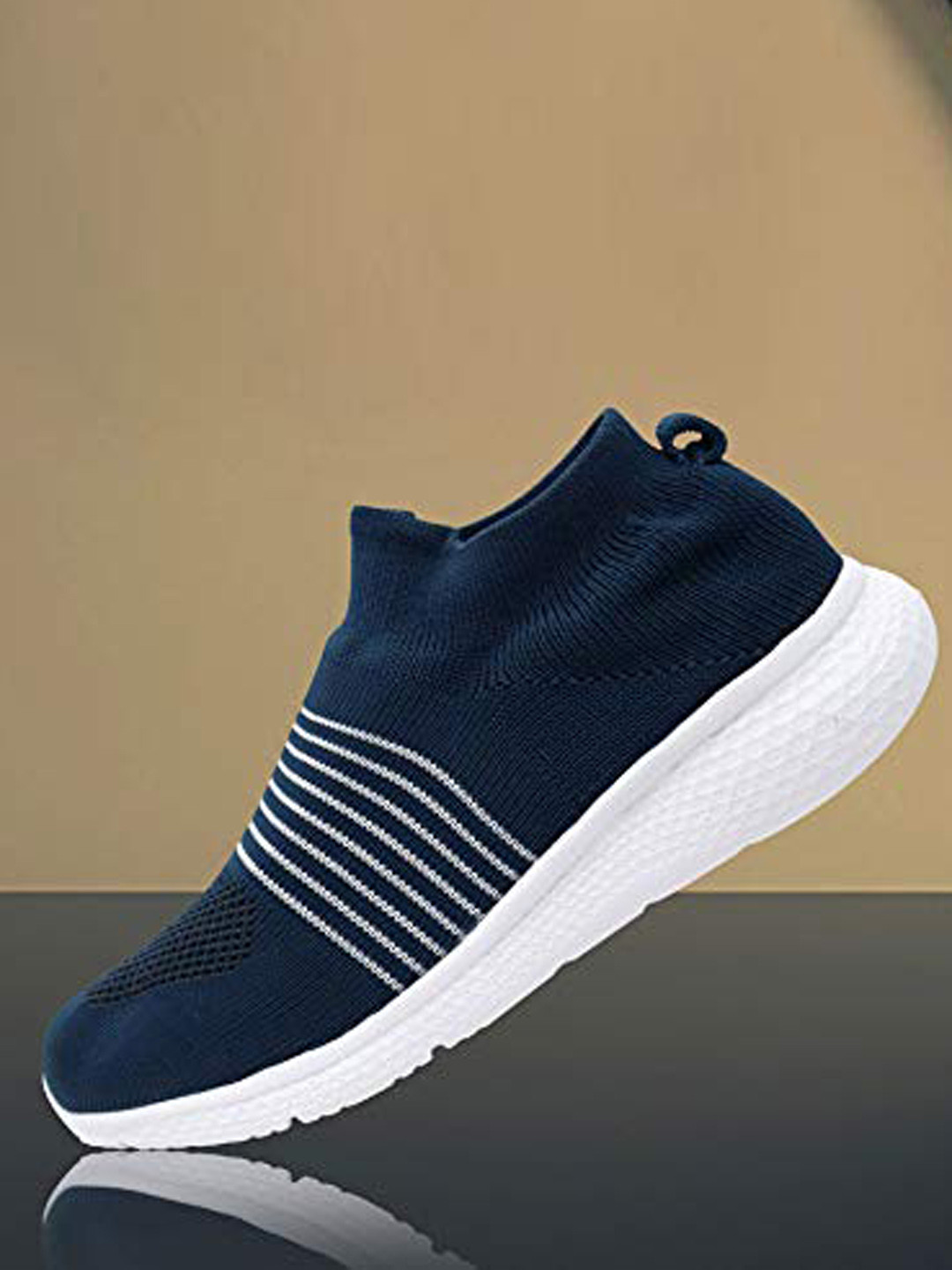 

FASHION FASTER Boys Woven Design Slip-On Sneakers, Navy blue