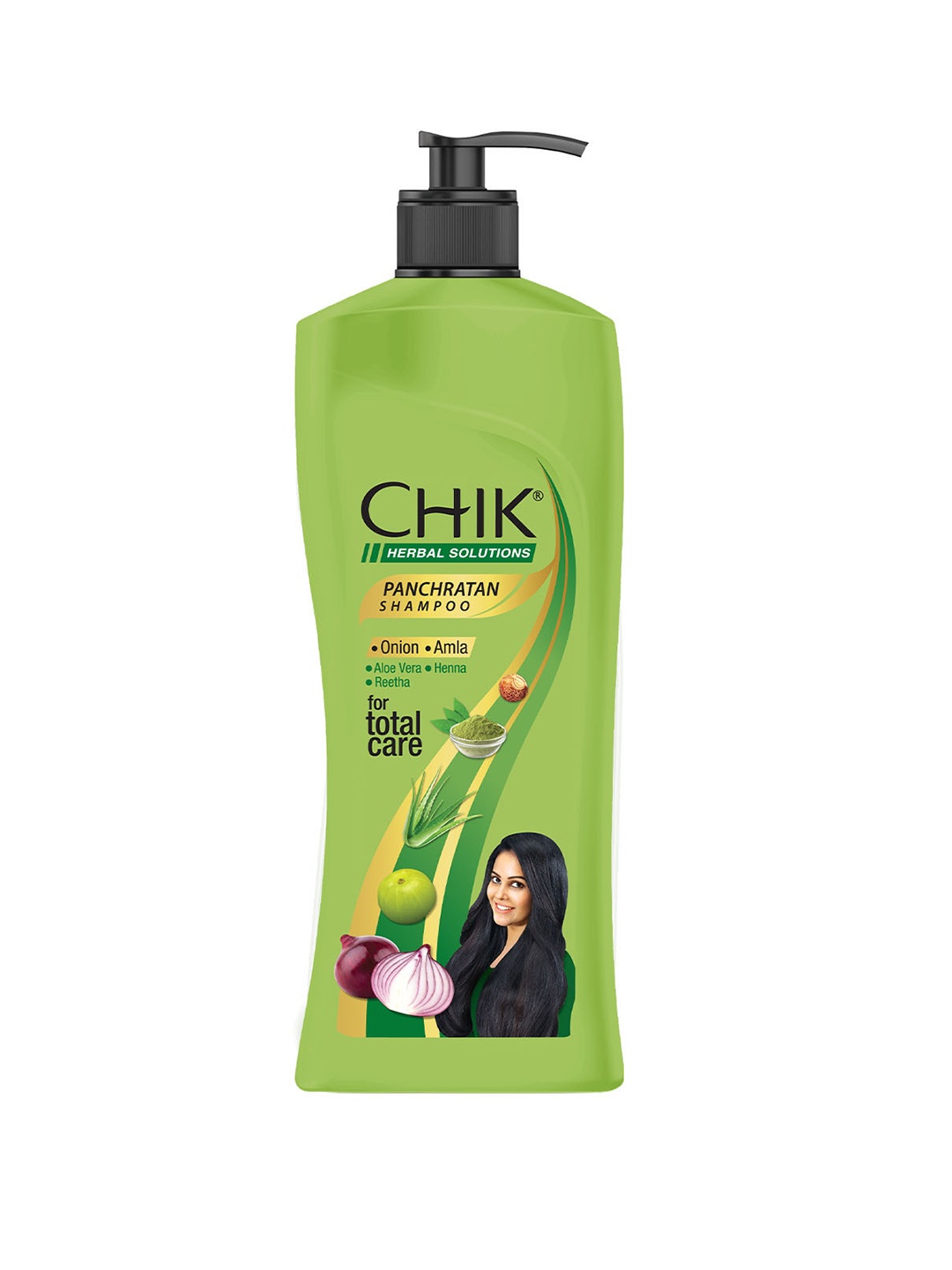 

CHIK PROTEIN SOLUTIONS Panchratan Total Hair Care Shampoo with Onion & Amla - 650 ml, Green