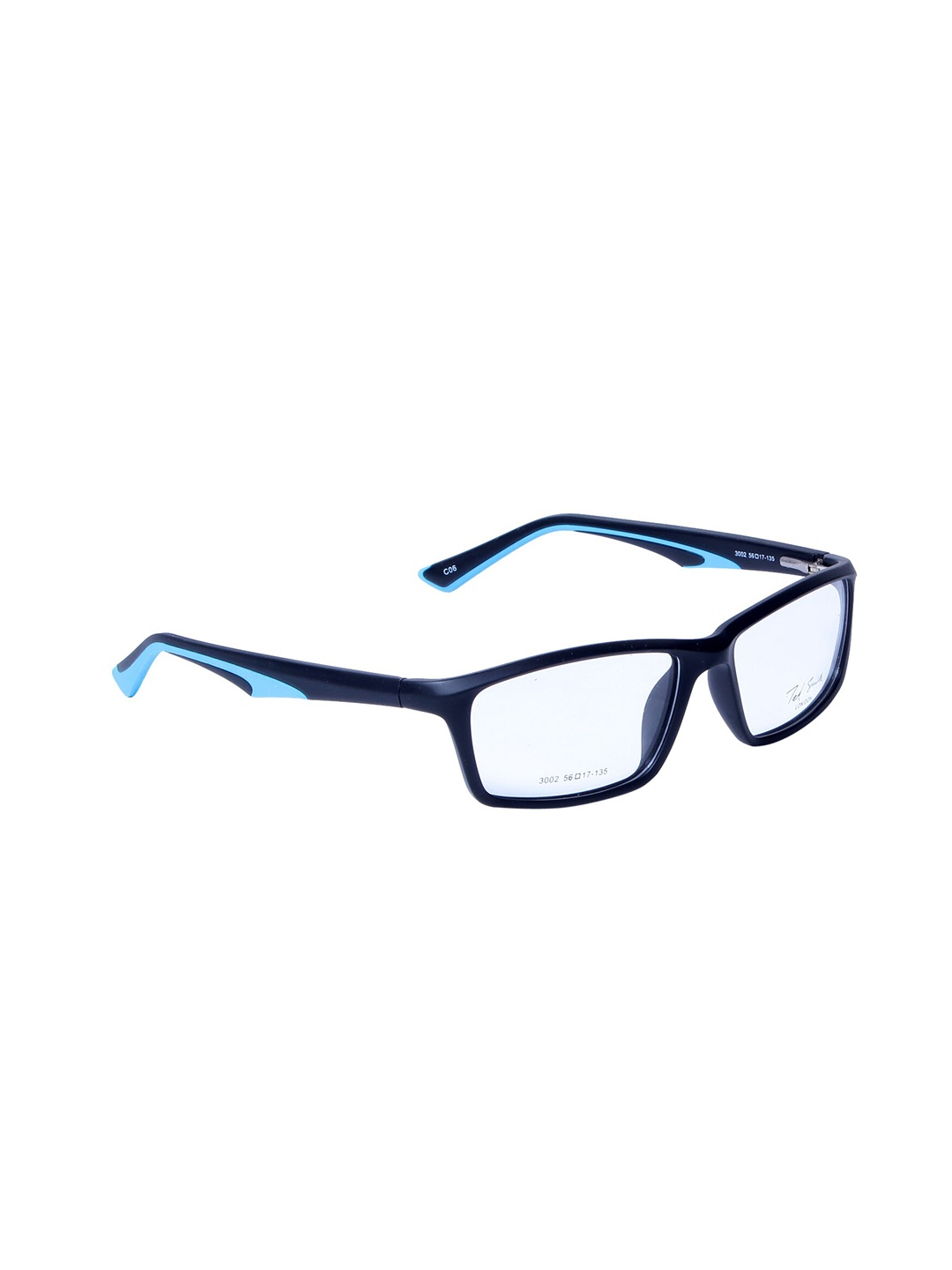 

Ted Smith Unisex Full Rim Wayfarer Frames Eyeglasses, Black