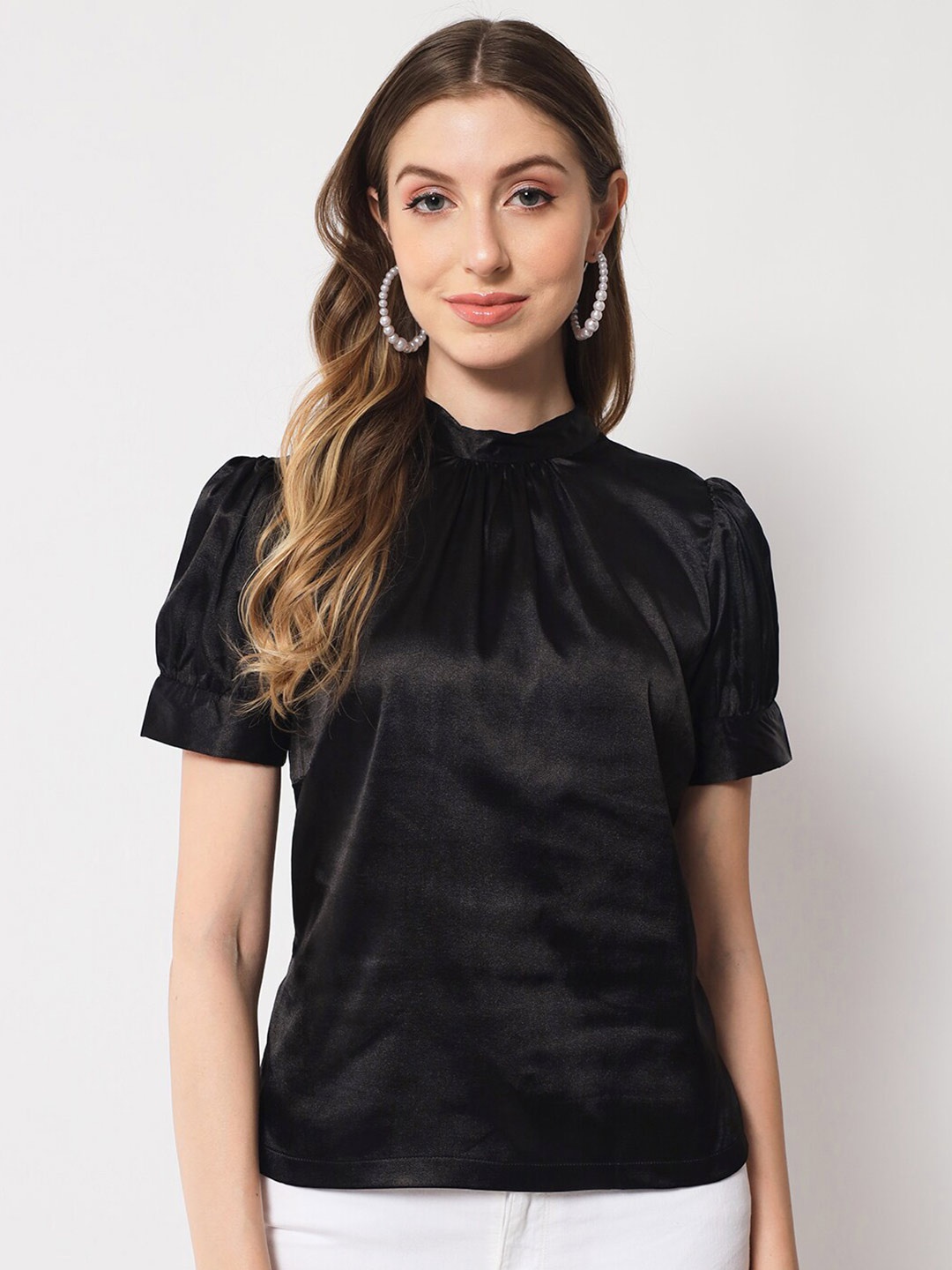 

HERE&NOW High Neck Top, Black