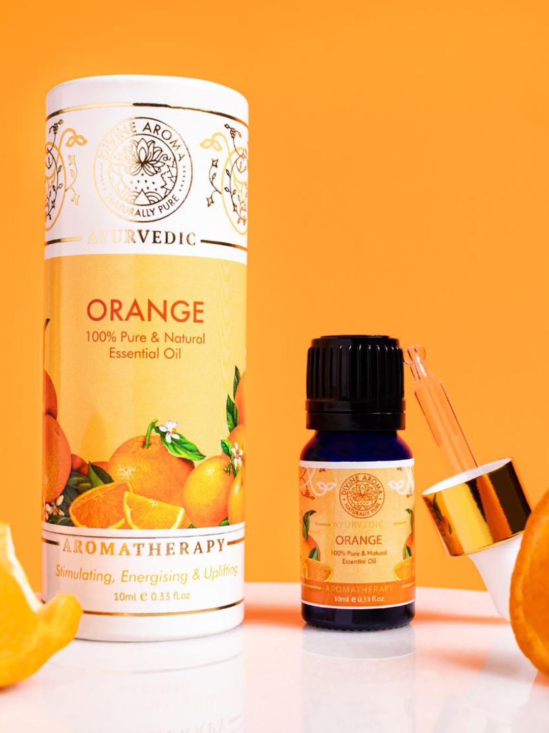 

DIVINE AROMA Orange 100% Pure Essential Oil 10ml, Na
