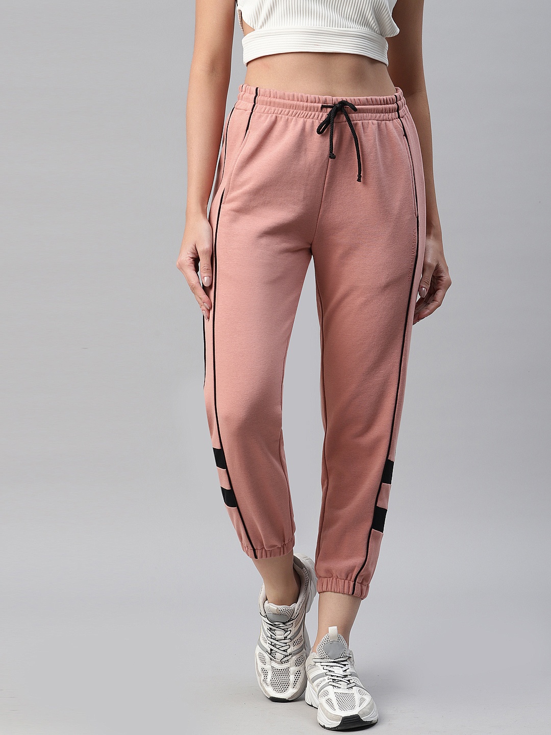 

Laabha Women Solid Joggers, Mauve