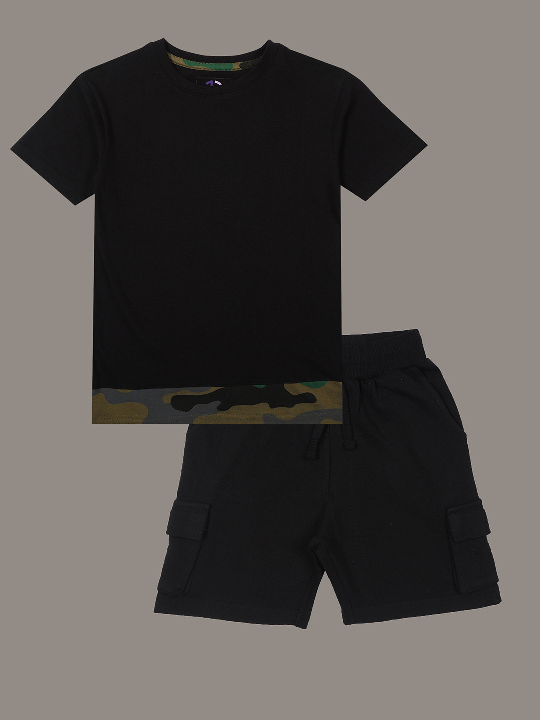 

Jumping Joey Boys Pure Cotton Clothing Set, Black