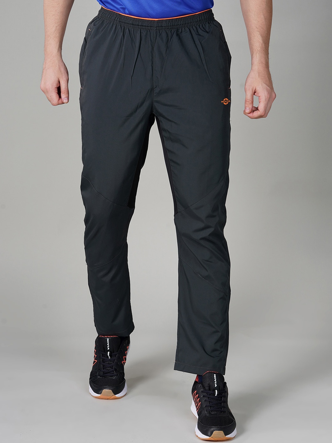 

NIVIA Men Aqua-2 Slim-Fit Sports Track Pants, Grey