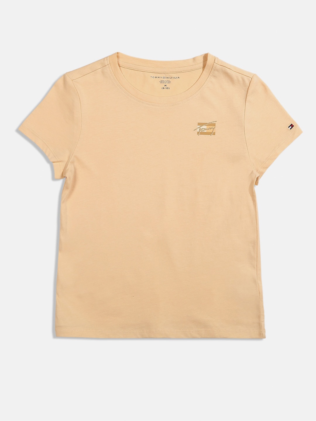 

Tommy Hilfiger Girls Cotton T-shirt, Peach