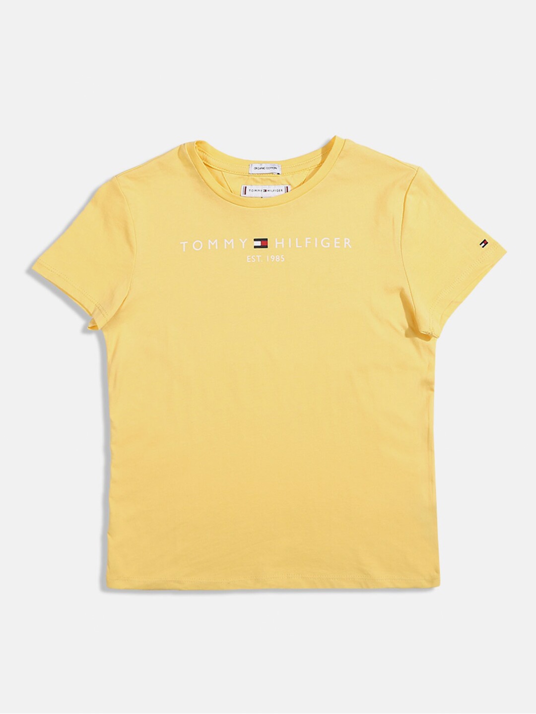 

Tommy Hilfiger Girls Cotton T-shirt, Yellow
