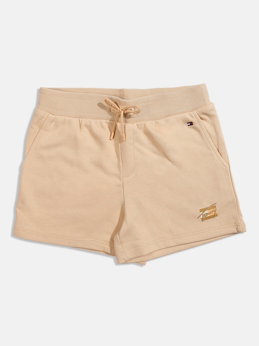 

Tommy Hilfiger Girls Solid Shorts, Peach