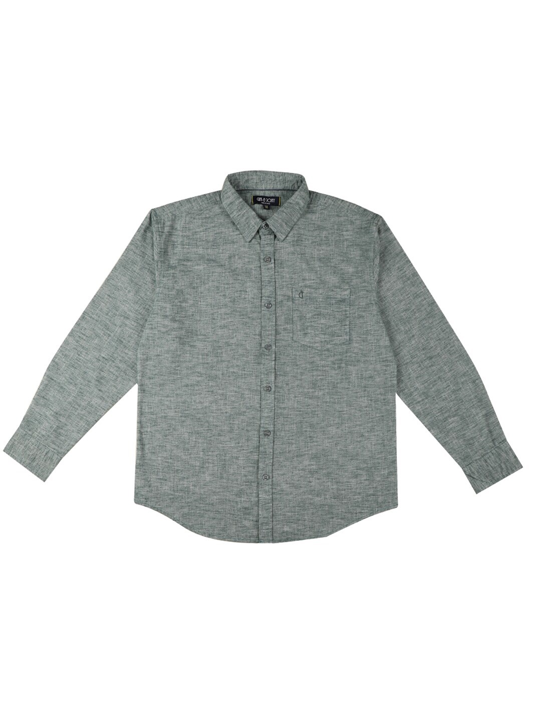 

Gini and Jony Boys Cotton Casual Shirt, Green