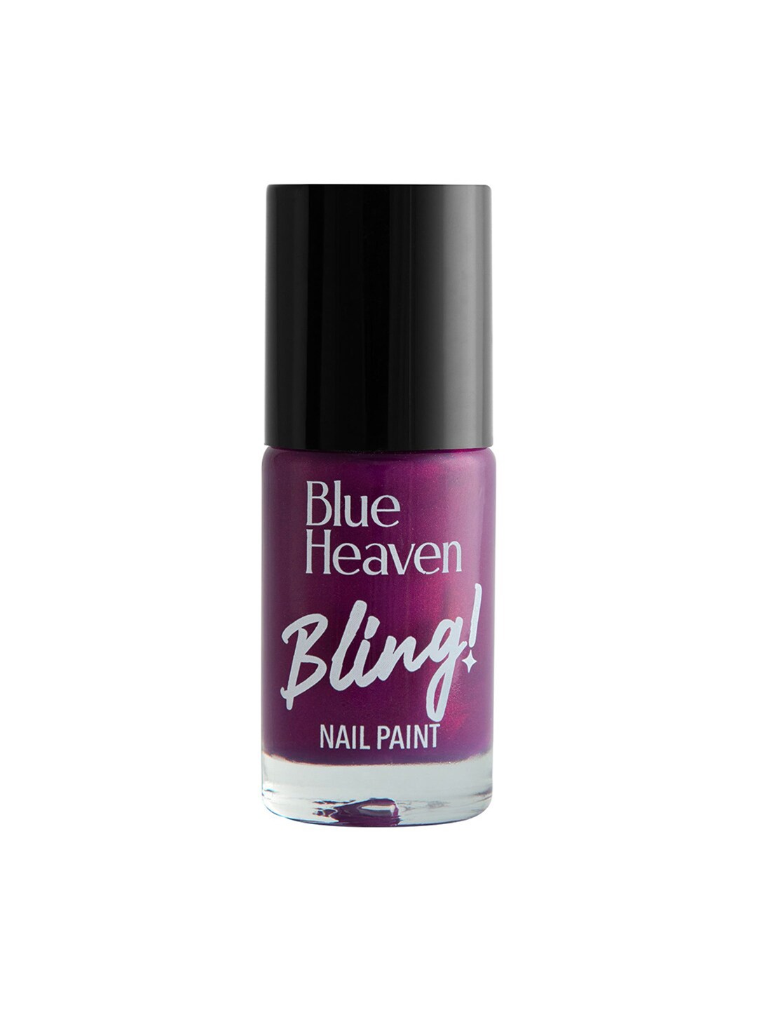 

Blue Heaven Bling Quick Drying & Non-Chipping Nail Paint 8 ml - Smokey Night, Purple