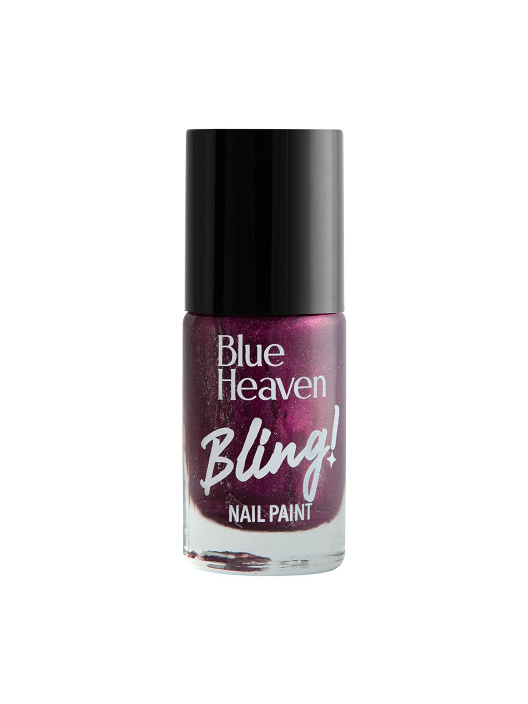 

Blue Heaven Bling Nail Paint-8 ml-Pouty Plum, Purple