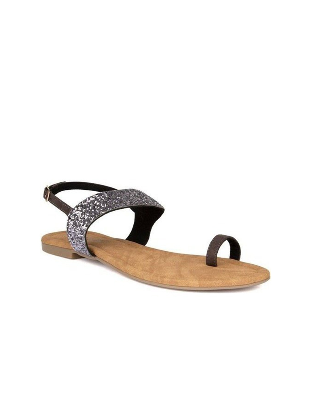

SOLES Women Embellished One Toe Flats, Brown