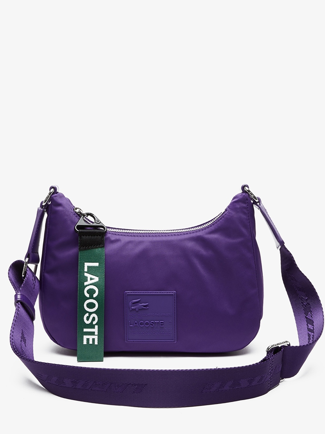 

Lacoste Bowling Applique Sling Bag, Violet