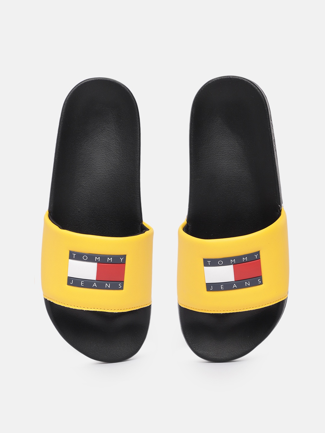 

Tommy Hilfiger Women Printed Sliders, Yellow