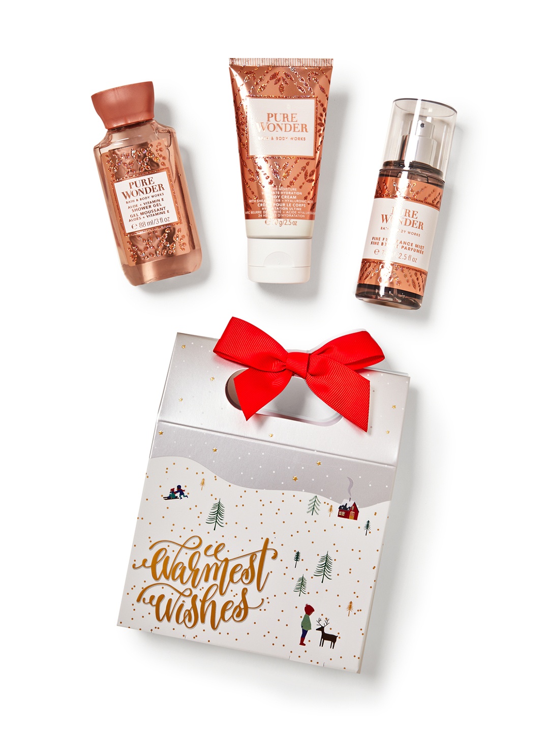 

Bath & Body Works Pure Wonder Mini Gift Set, Rose gold