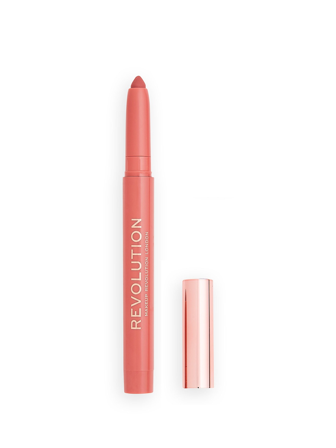 

Makeup Revolution London Velvet Kiss Non-Drying & Hydrating Lip Crayon - White Wedding, Pink