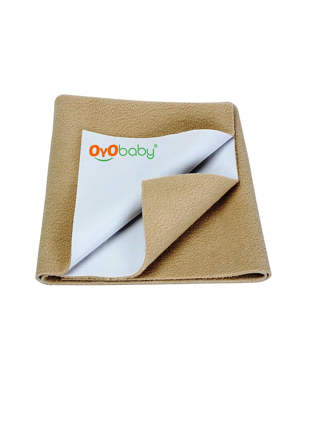 

OyO Baby Kids Instadry Anti-Piling Dry Sheet Bed Protector, Beige