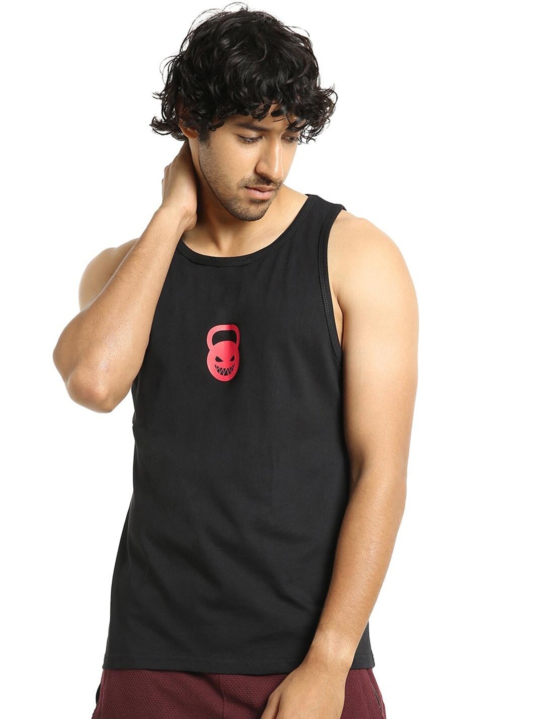 

Bewakoof Men Cotton T-shirt, Black