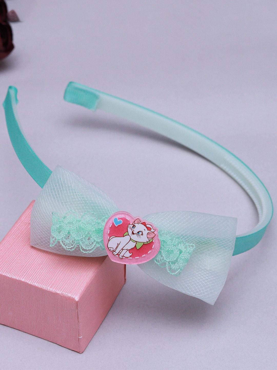 

The Magic Wand Girls Embellished Hairband, Turquoise blue