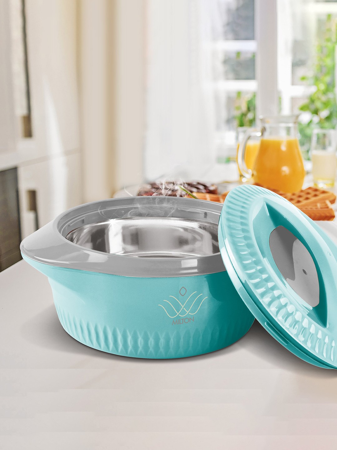 

Milton Royal 1000 Blue Insulated Inner Stainless Steel Casserole 830 ml