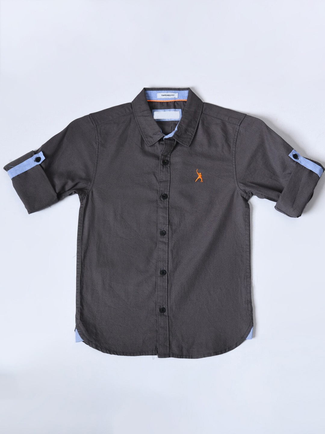 

Bella Moda Boys Comfort Casual Cotton Shirt, Grey