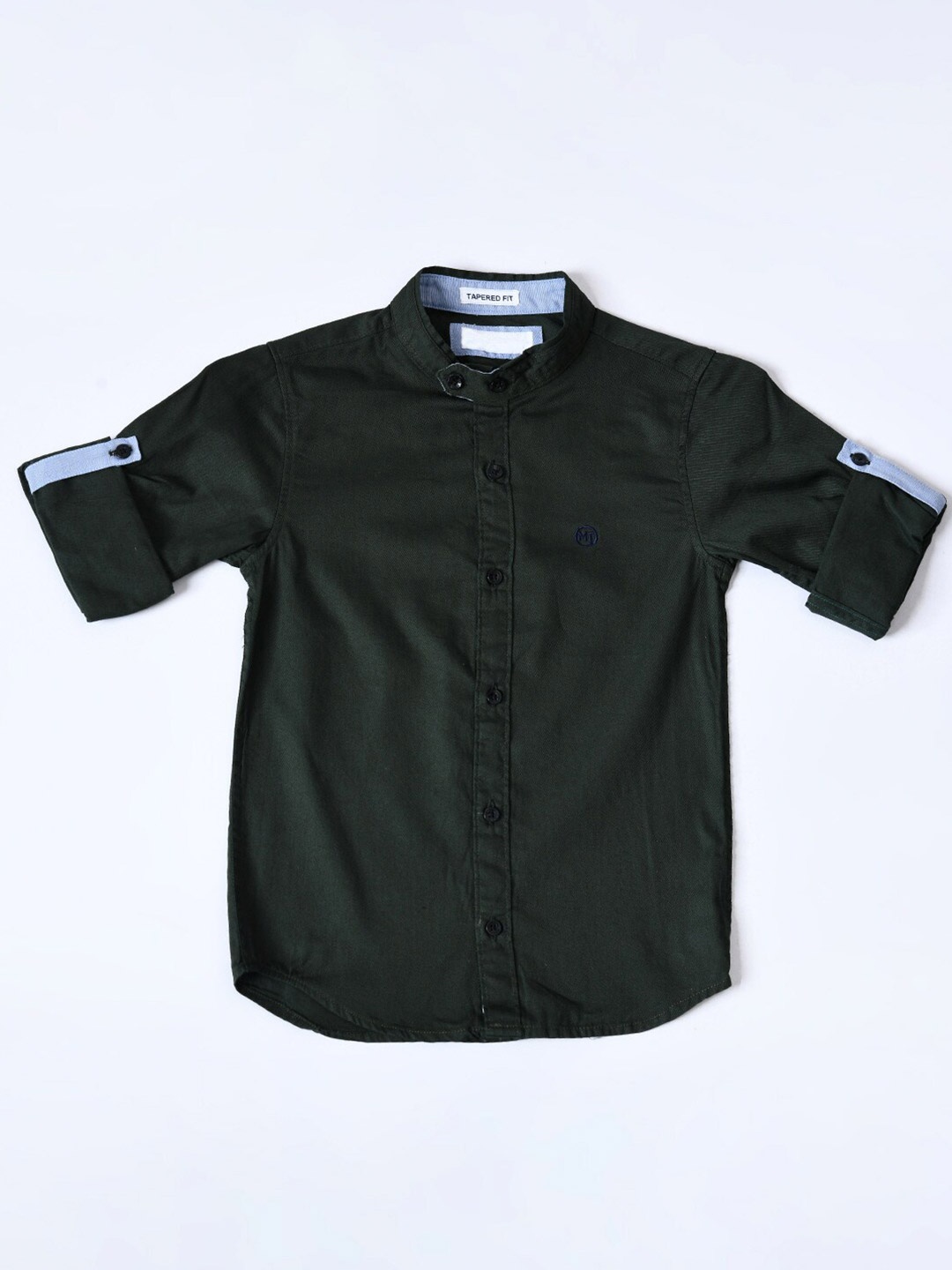 

Bella Moda Boys Comfort Casual Pure Cotton Shirt, Green