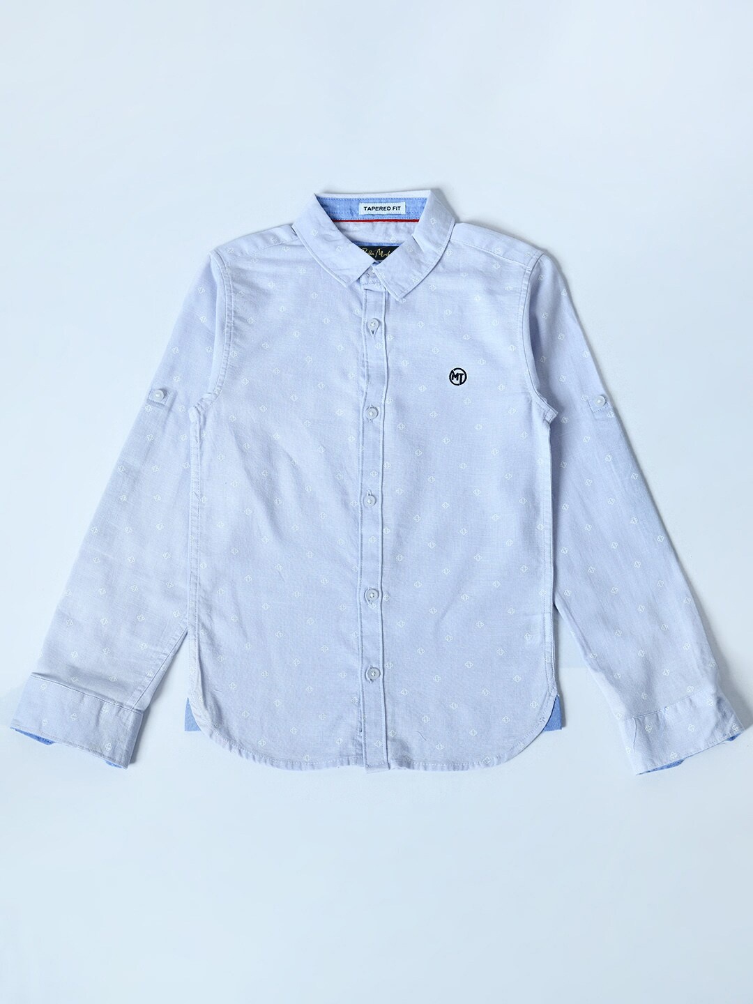 

Bella Moda Boys Comfort Printed Casual Shirt, Blue
