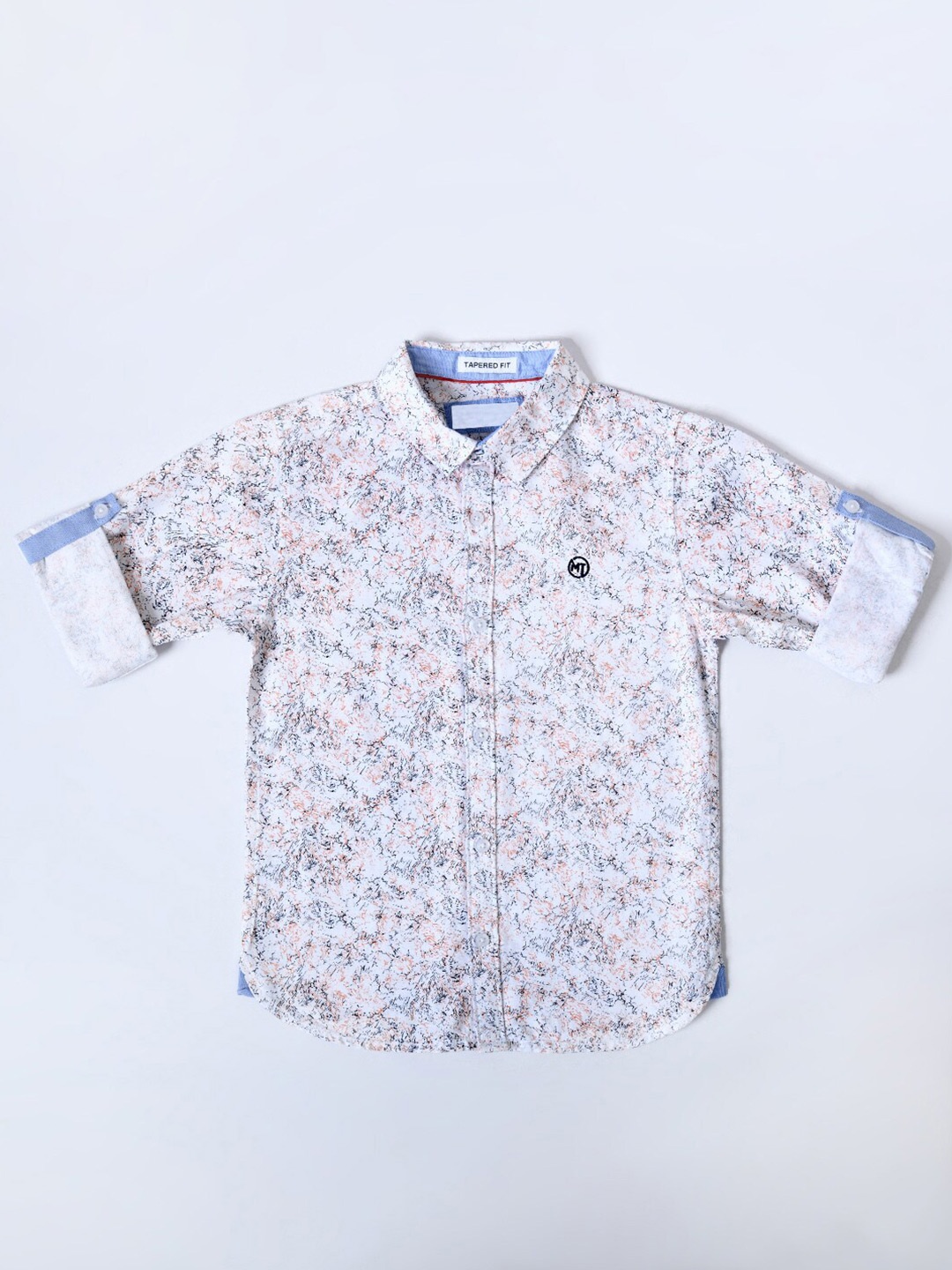 

Bella Moda Boys Comfort Printed Pure Cotton Casual Shirt, Off white