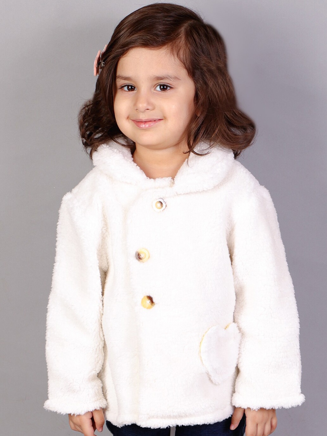 

KidsDew Girls Windcheater Tailored Jacket, White