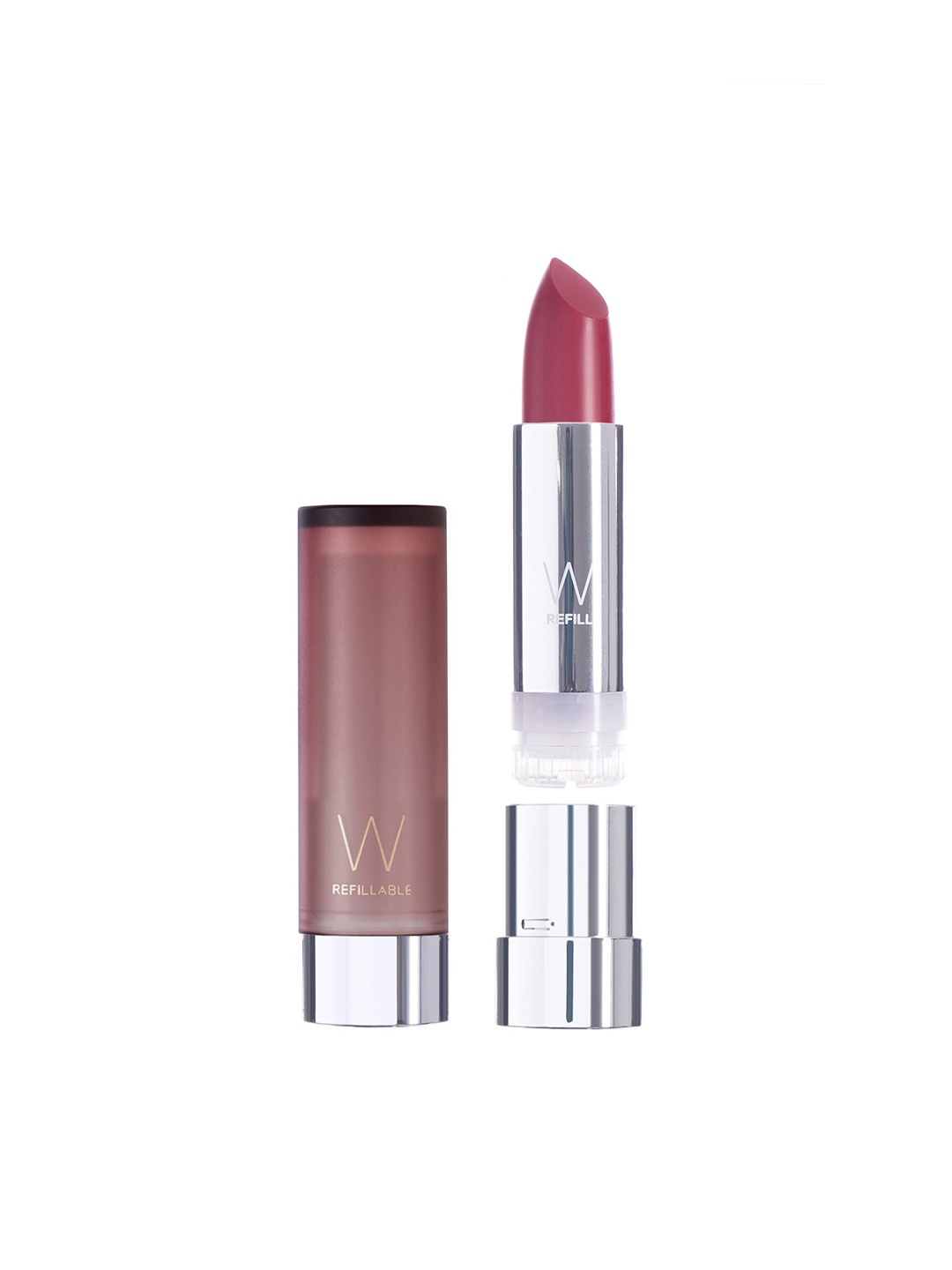 

W Refillable Vegan Matte Lipstick with Vitamin E 4 g - Femme, Pink