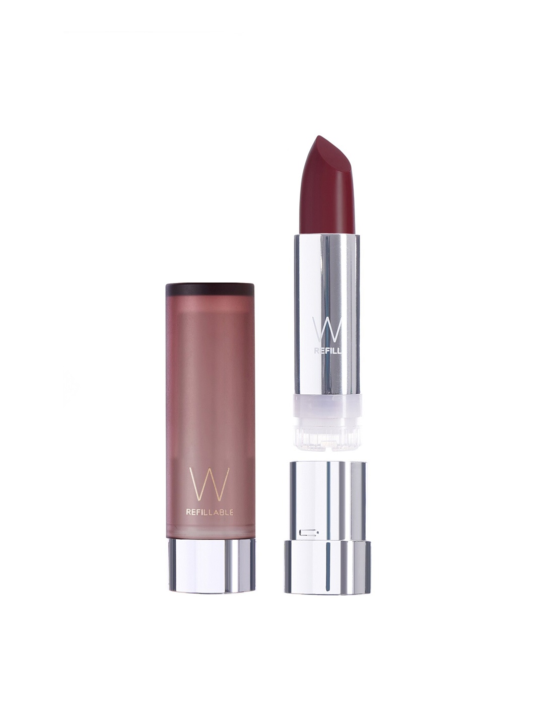 

W Refillable Matte Lipstick with Vitamin A & Vitamin C 4g - Fairy, Maroon