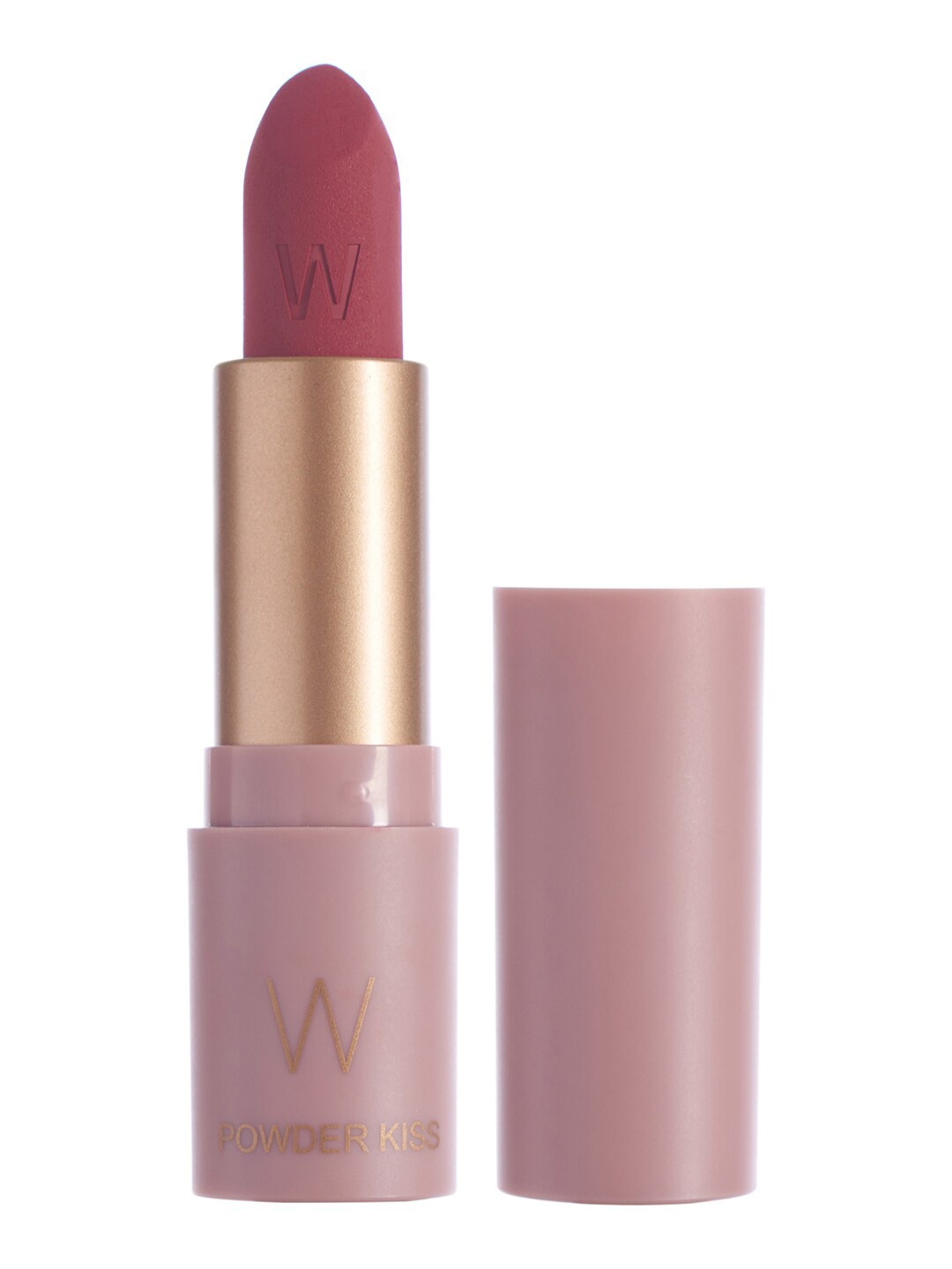 

W Powder Kiss Matte Lipstick with Vitamin E & Hyaluronic Acid 4g - Graceful, Pink