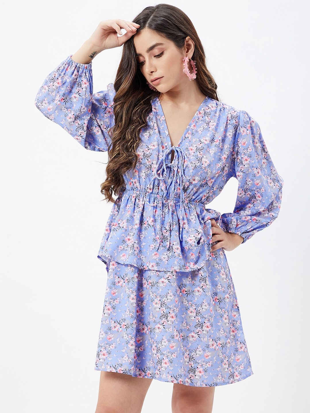 

Kibo Floral Dress, Blue