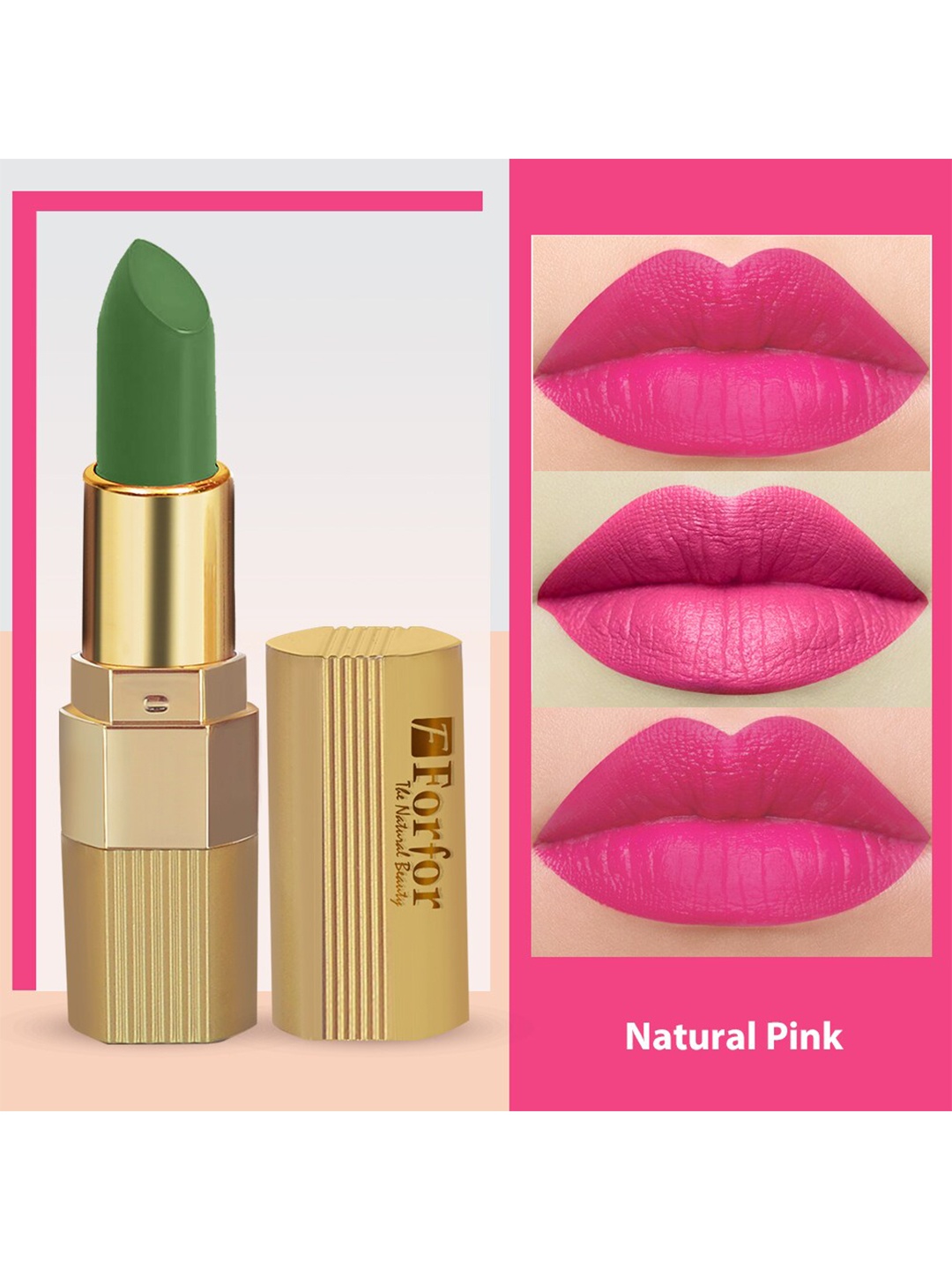

FORFOR Xpression Matte Long Lasting Waterproof Lipstick 3.5 g-Natural Pink 305