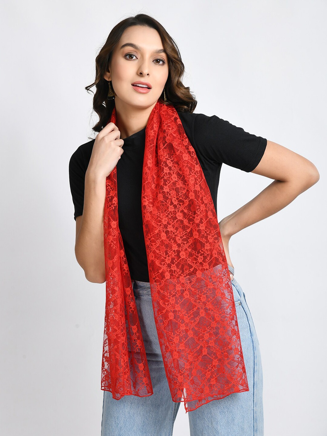 

V&M Women's Scarf, Red