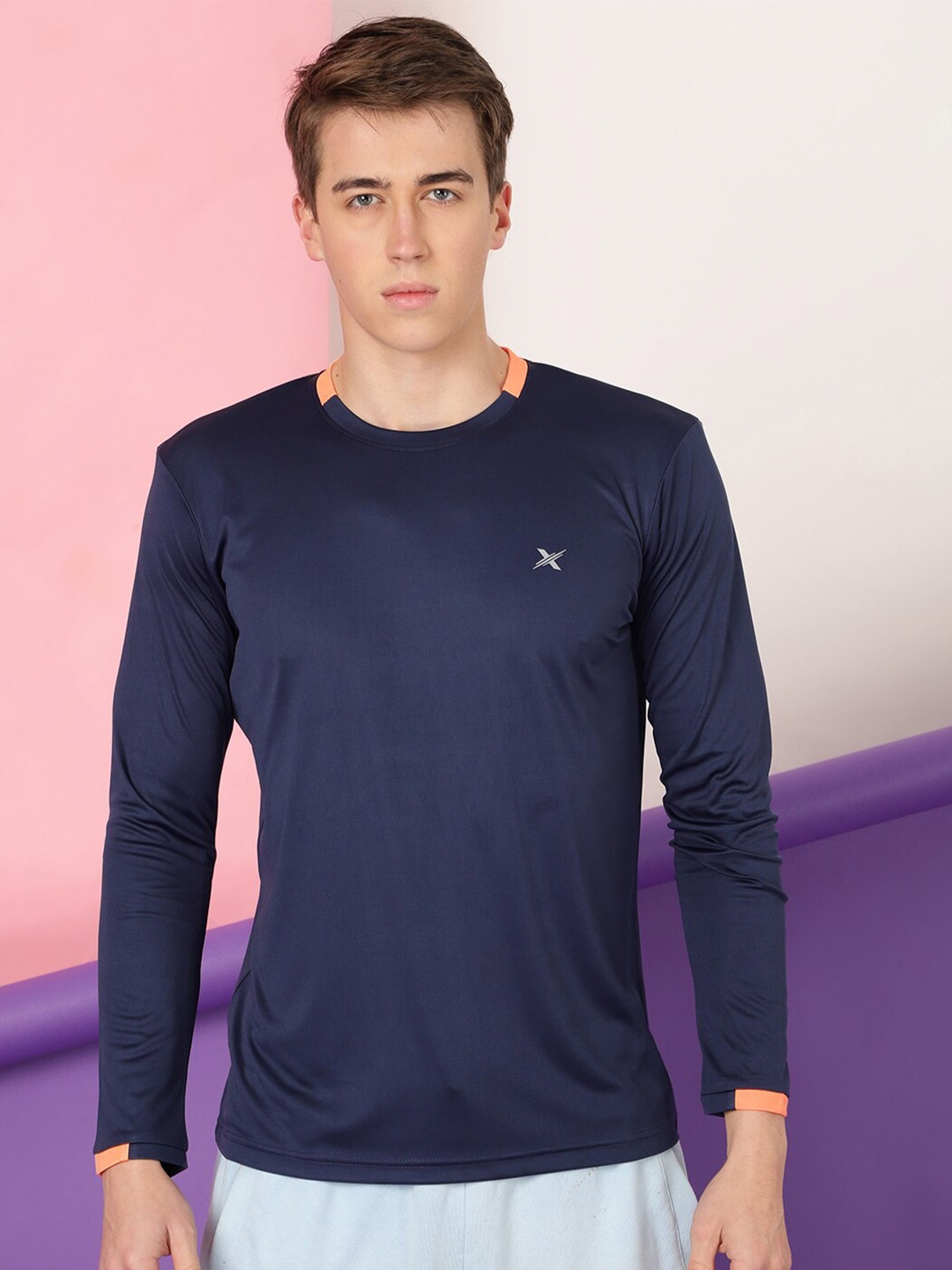 

FTX Men Round Neck T-shirt, Navy blue