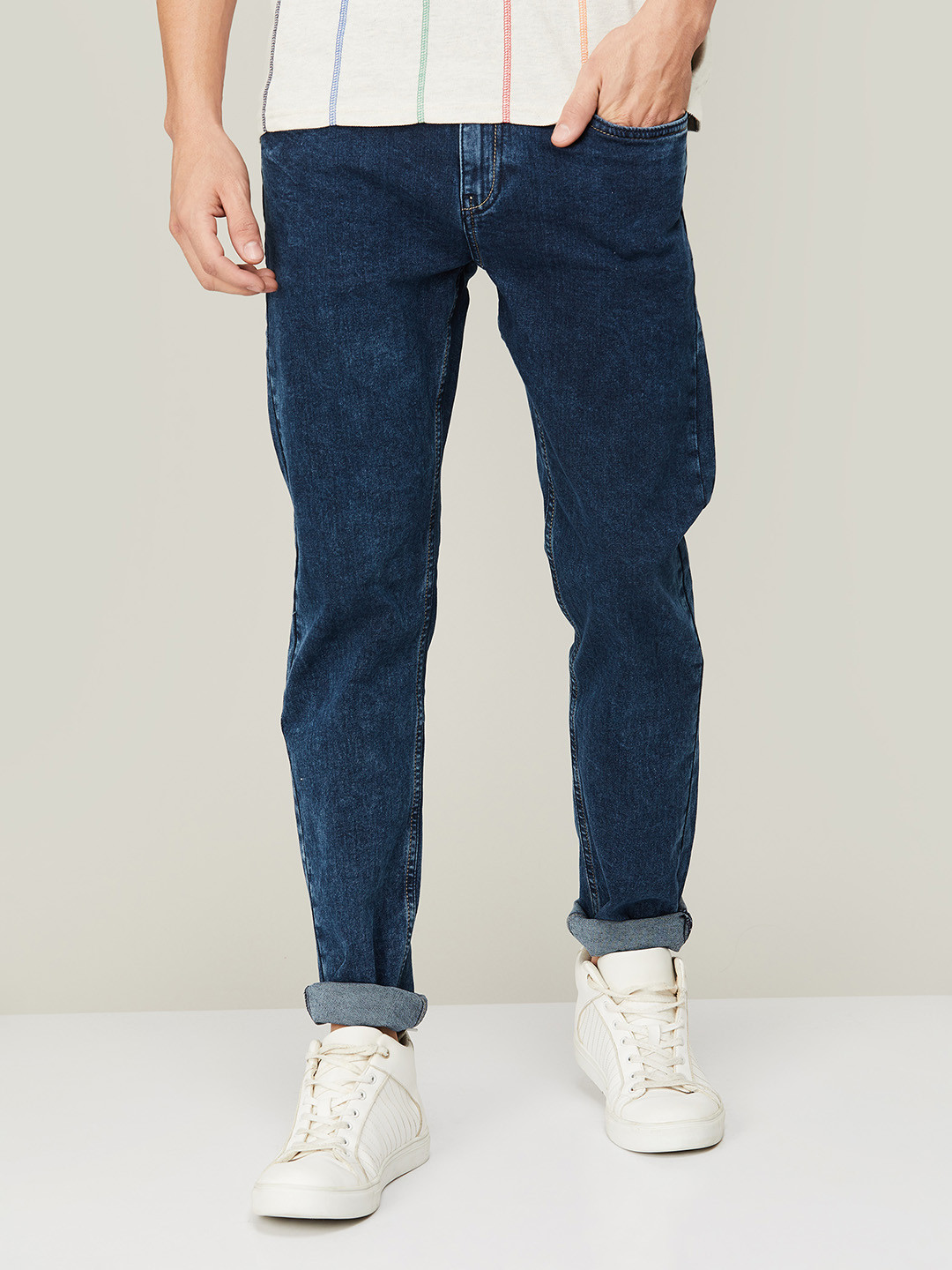 

Fame Forever by Lifestyle Men Slim Fit Jeans, Blue