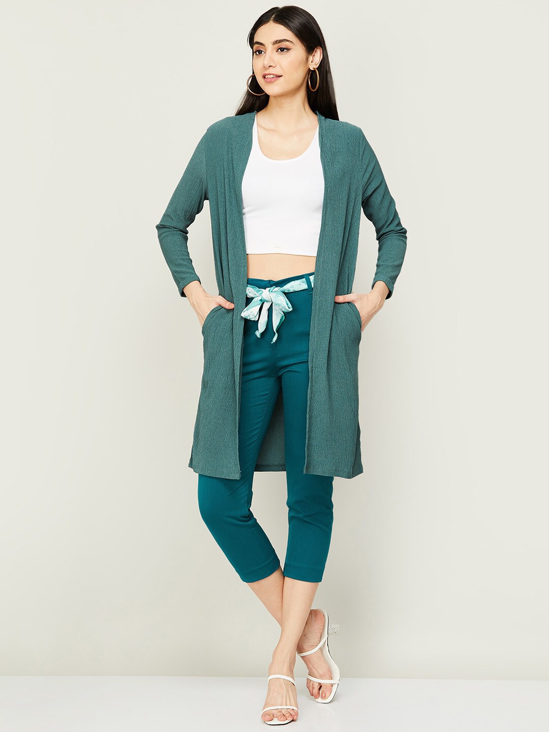 

CODE by Lifestyle Longline Shrug, Olive