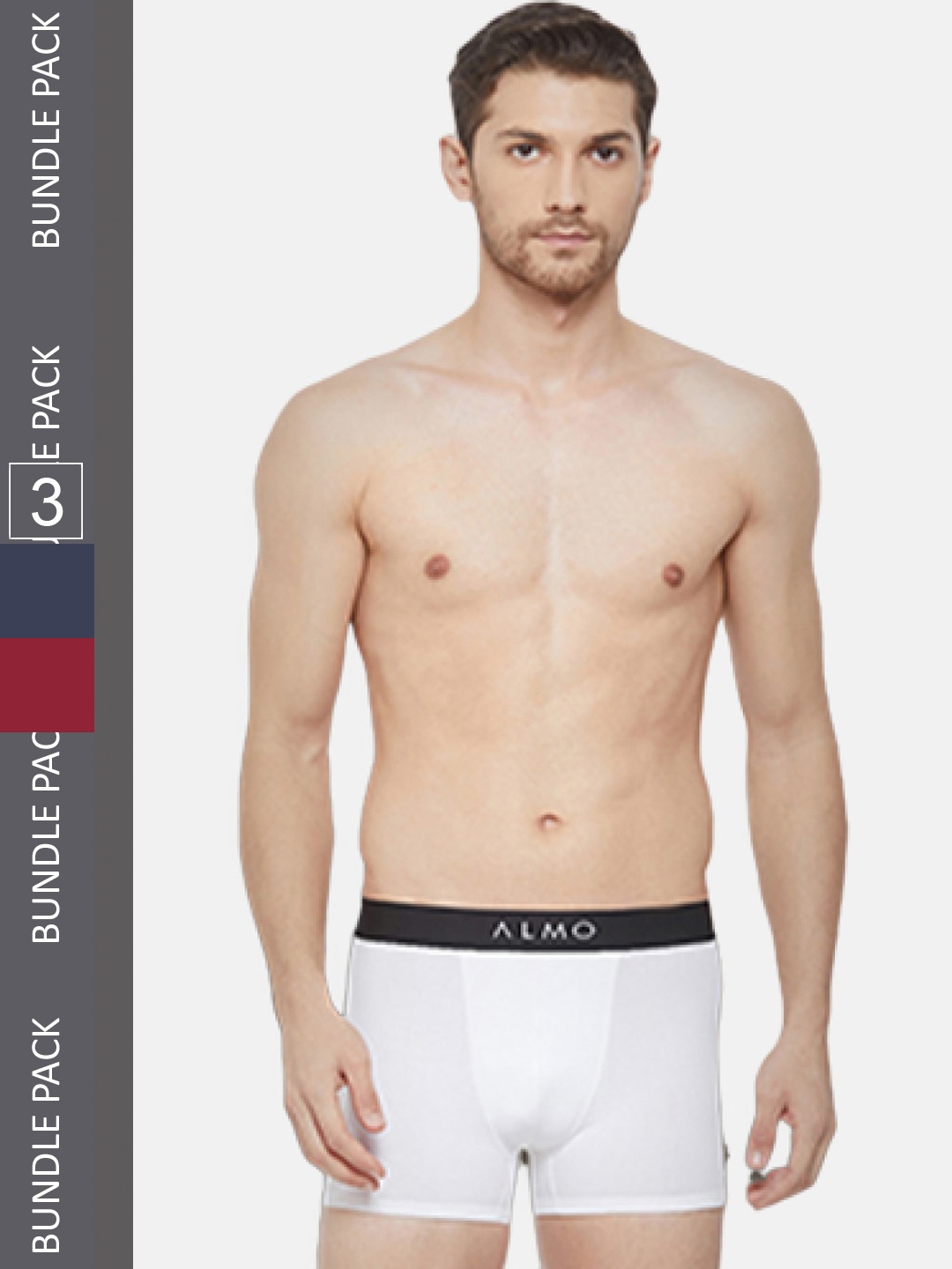 

Almo Wear Men Pack Of 3 Micro Modal Slim-Fit Trunks, White